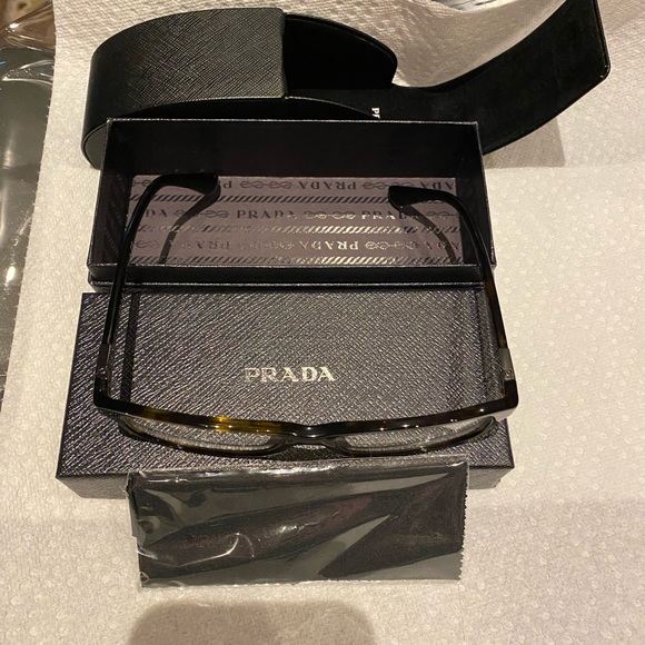 PRADA TORTOISE EYEGLASSES/ OPTICAL FRAMES BRAND NEW MADE IN ITALY - Picture 10 of 15